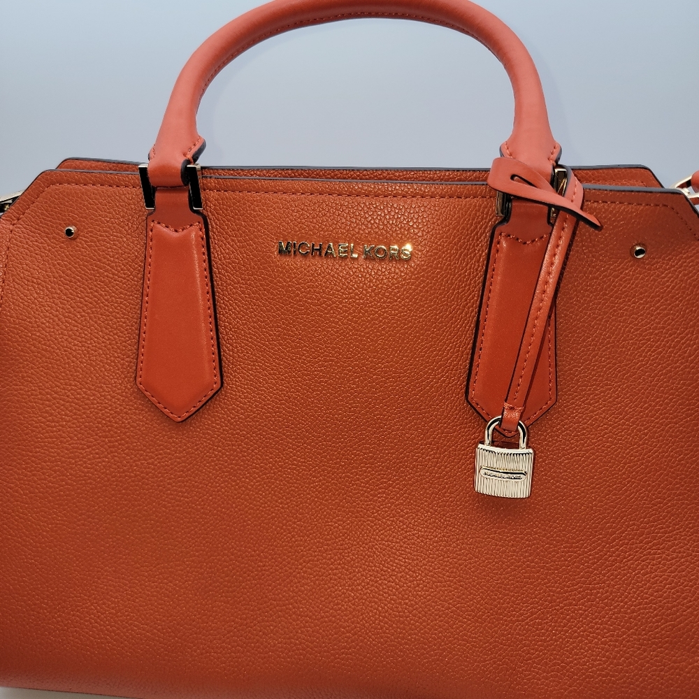 Michael Kors Hayes Large Sachel Orange